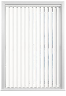 Andromeda, Breeze White - Vertical Blind